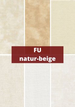 6 verschiedene Stoffe - Falsche Unis natur-beige